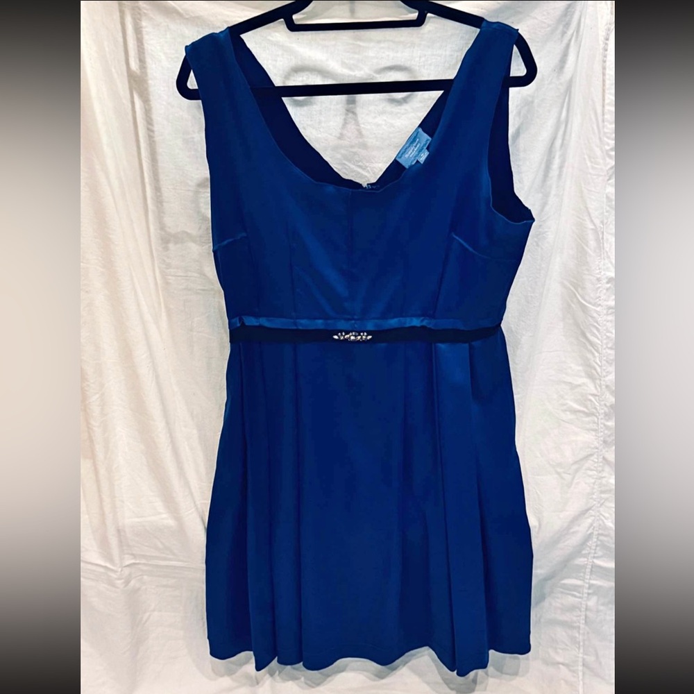 Simply Vera Vera Wang blue A-line cocktail dress